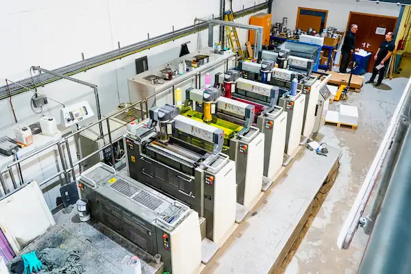 Commercial printing presses