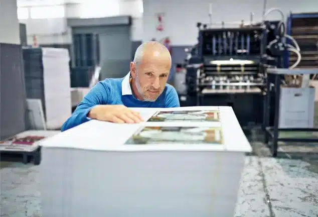 Checking the quality of the prints